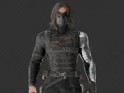 The Winter Soldier from CATWS 3D model