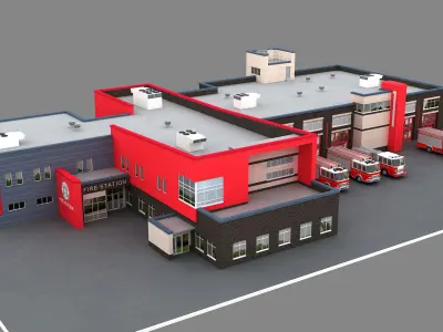  Fire Station Building 