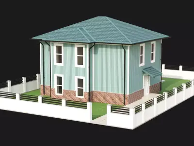 Traditional House 17 3D model