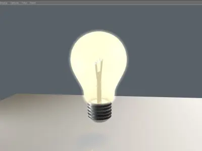 Light bulb 3D model