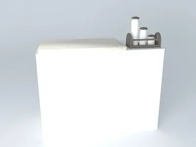 Dresser cabinet with drawers Free 3D model