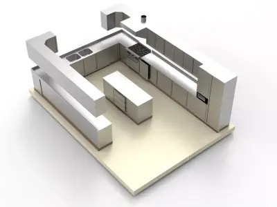KITCHEN 101 3D model