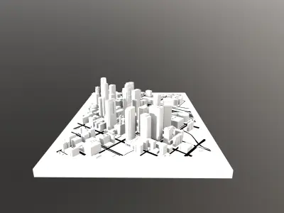 Downtown Los Angeles 3D model