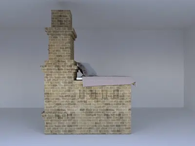 Russian oven 3D model