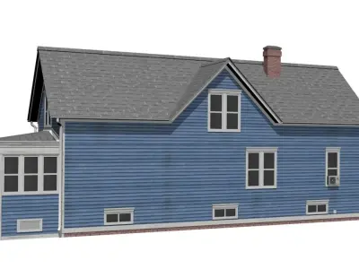 House Low-poly 3D model 39