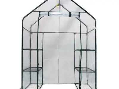 Outdoor Garden Greenhouse Plastic Grow House 3D model