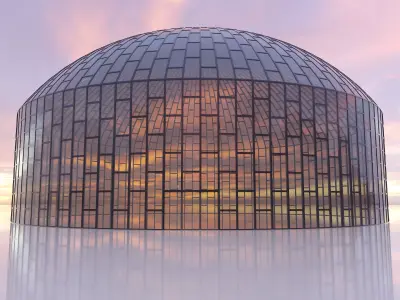 Dome glass 3D model
