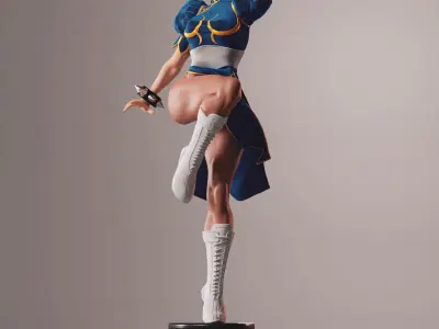Chun-Li 3D print model