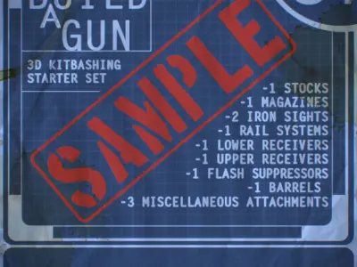 Build A Gun - 3D Sample Gun