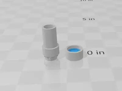 The Rocketeer Glove Button 3D model