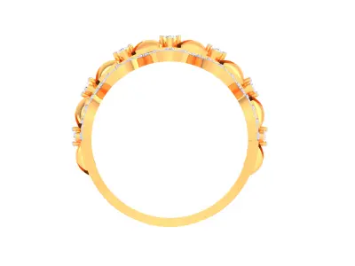 Women Ring  Render 3dm STL OBJ FBX Details 3D print model 145