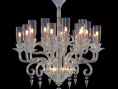  MILLE NUITS CHANDELIER 18L HSH 3D model