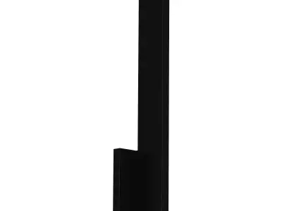  Thin Modern LED Sconce Low-poly 3D model