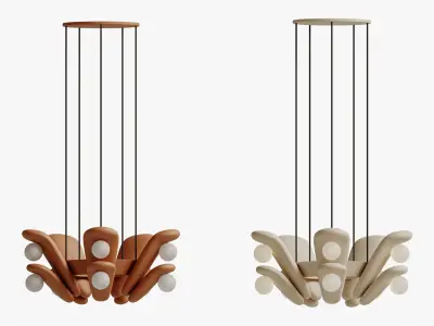 Clay Pendant Light 3D model