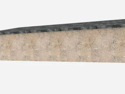 5 Storage Units Low-poly 3D model