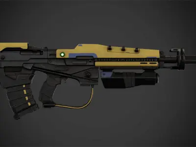 Exo-Stranger Rifle for Cosplay 3D print model