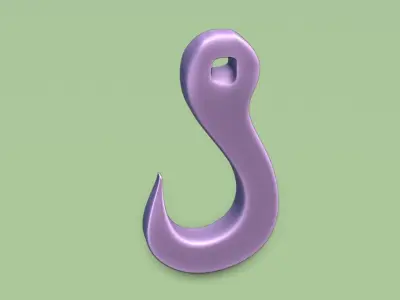Lifting hook 3D model