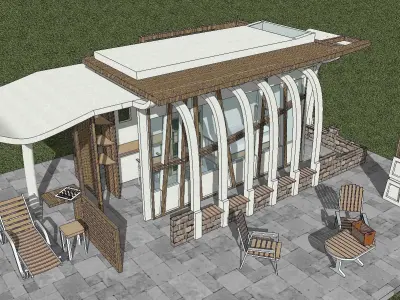 Creative Design-Holiday Cabin-021 3D model