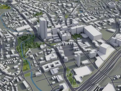 Stamford  Low-poly 3D model