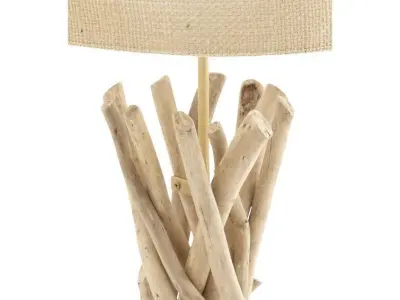 Ferncliff Driftwood Table Light Lamp 3D model