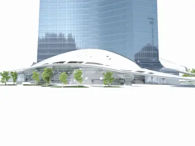 jeddah tower - saudi arabia 3D model