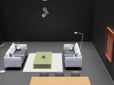 Living Room 3D model