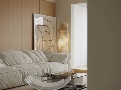 apartment interior scenes          3D model purchase