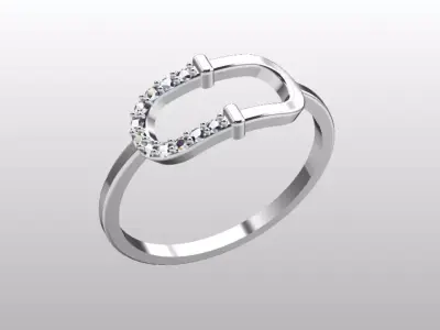 minimal light weight ring 3D print model