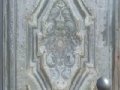 A Simple Door Set Low-poly 3D model