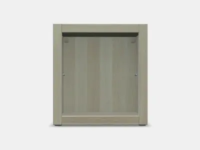 BESTA Shelf unit with glass door 13 Low-poly 3D model