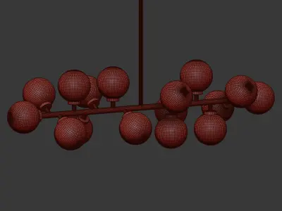 Suspension light The Mimosa Pendant 16 Plafonds by Atelier Areti 3D model