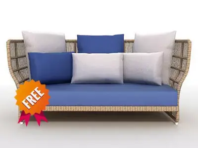 CANASTA 13 sofa  B B Italia Free 3D model