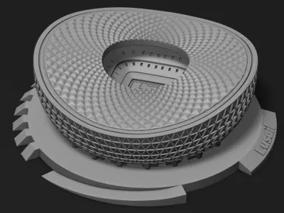 Lusail Stadium 3D print model
