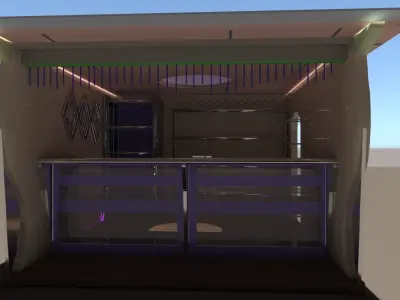 Street Market 3D model