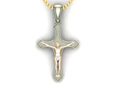 Light Gold Cross New Design  CP 66 3D print model