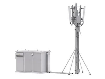 Cell Phone Tower 1 3D model