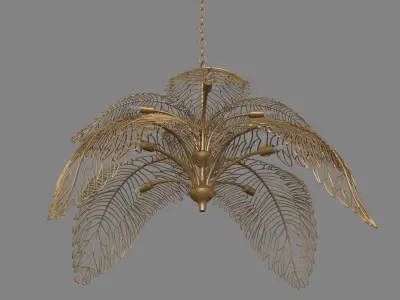 Wonder Eight Light Chandelier 3D model