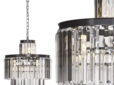 Leyland 11 Light Chandelier 3D model