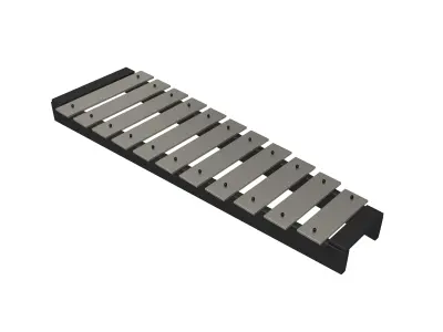 Glockenspiel V1 003 Low-poly 3D model