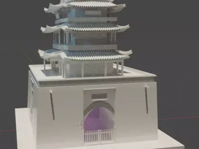 Qingyuan Tower Free 3D model