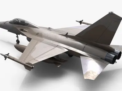  Combat Interceptor Fighter Jet 