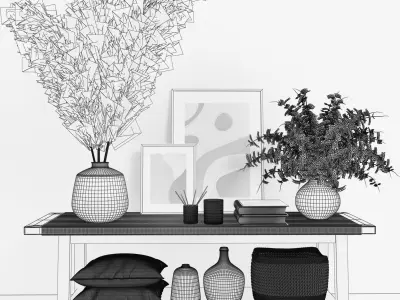 Soft pampas 3D model