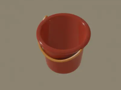 Toy Bucket 3D model