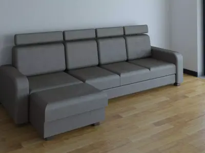 Corner sofa 3D model