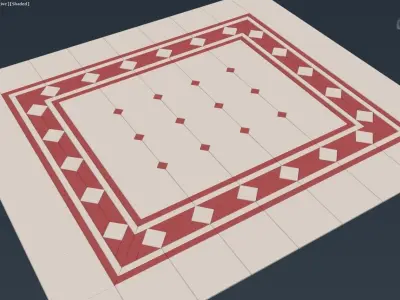 Floor Tile 01 Free low-poly 3D model