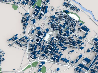 Hamina Town Finland 3D model