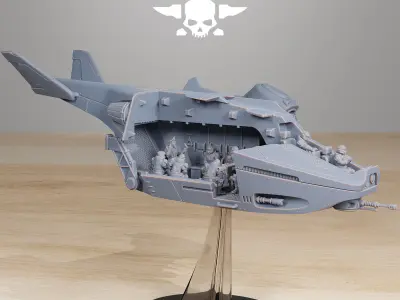 Vaskar Dropship 3D print model