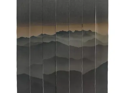 Textile Wall Hanging Art 3D model