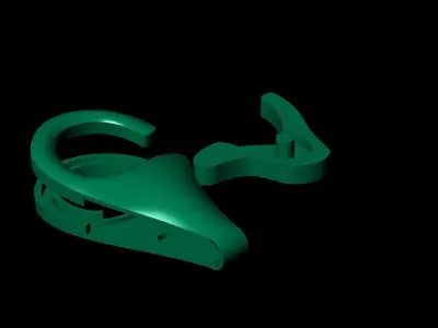 Exquisite Cain Lock Intricately Crafted 3D Jewelry Design 3D print model