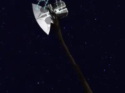 Stormbreaker axe 3D model